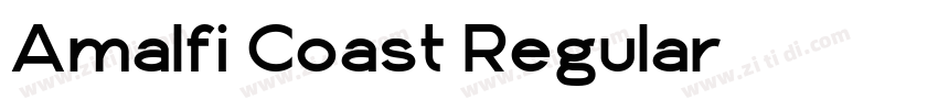 Amalfi Coast Regular字体转换 Amalfi Coast Regular字体转换